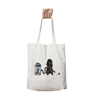 Star Wars R2-D2 Hoover Darth Death Star iki Tarafı Kalıcı Baskılı Yıkanabilir Çanta
