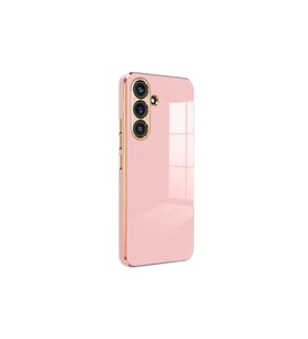 Galaxy S24 Fe Kılıf Volet Silikon - Pembe