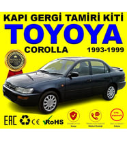 *Premium* Toyota Corolla 1993-1999 Kapı Gergisi Tamir Plastiği (4Kapı)