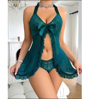 Fantezia Night Kadın Yeşil Transparan Fantezi Gecelik 2276