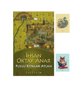 Puslu Kıtalar Atlası - İhsan Oktay Anar - 9789754704723 (2 NOT DEFTERLİ) (Renksiz)