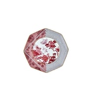 LAMEDORE TEA DELİGHT 17 CM PASTA TABAĞI PİNK REGENCY DAMASK 1 ADET