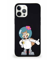 Apple iPhone 12 Pro Max Soft Premier Kapak Sandy Tasarımlı Silikon Kılıf - Siyah (Şeffaf)