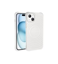 Apple iPhone 15 Plus Uyumlu M-safe Şarj Özellikli Airbagli Mat Görünümlü Zore Hepi Kapak (Açık Mavi)