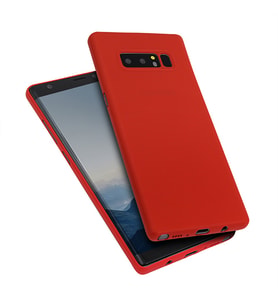 Galaxy Note 8 ile Uyumlu Slim Cover Kırmızı