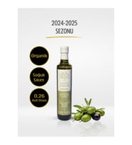 Organik Soğuk Sıkım 0,26 Asit Zeytinyağı 500 ml