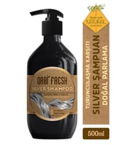 Orbi Fresh Mor  Şampuan Turunculaşma Karşıtı Silver Mor Şampuan Cilde Ve Saça Renk Vermez 500 Ml