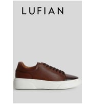 Lufian 111230187 Tommy Casual Deri Erkek Sneaker Ayakkabı (Taba)