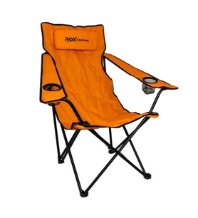 Rox Camping Katlanır Kamp Sandalyesi -Turuncu