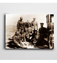Atatürk Ankara'da 1926 Kanvas Tablo