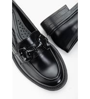 Sofya Ortopedik Taban Deri loafer (Siyah)