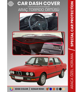 BMW E28 5 SERİSİ (1981-1988) Torpido Örtüsü Ön Göğüs Koruma Torpido Koruma Tam Uyum Çatlamayı Önler
