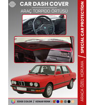 BMW E28 5 SERİSİ (1981-1988) Torpido Örtüsü Ön Göğüs Koruma Torpido Koruma Tam Uyum Çatlamayı Önler
