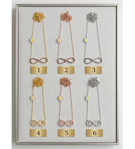925 Ayar Gümüş Taşlı Sonsuzluk Kolye Çeşitleri.rose.gold.rodaj Renk Seçeneği