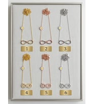 925 Ayar Gümüş Taşlı Sonsuzluk Kolye Çeşitleri.rose.gold.rodaj Renk Seçeneği