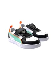 Puma Caven 2.0 Playdate Ac+Pc Çocuk Spor Ayakkabı SİYAH YEŞİL