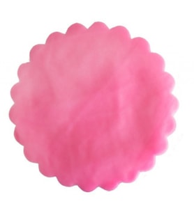Organze taşsız 26 cm pembe p100-