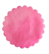 Organze taşsız 26 cm pembe p100-