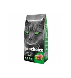 ProChoice Pro 36 Kuzu Etli Yetişkin Kedi Maması 15 Kg (Yeşil)