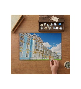 Rusya Katherine Sarayı Tasarımı 240 parça Ahşap Puzzle Ahşap Kutuda MP01245