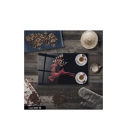 Cam Kesme  ve Sunum Tahtası  Baskılı Kesim Tablası  Temperli 20 cm x 30 cm