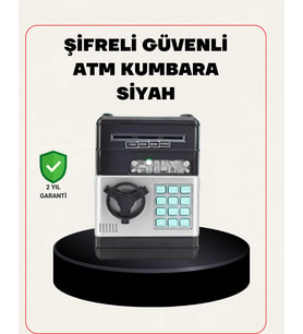 Para Kasası Görünümlü Elektronik Şifreli Kumbara