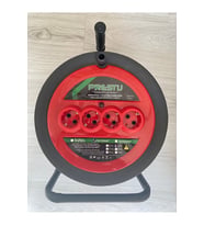 Prestij Makaralı Uzatma Kablosu 3x1,5mm 35 Metre (Kırmızı)
