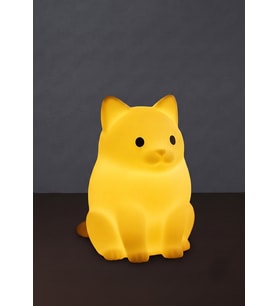Riva Self Kedi Figürlü 3D Baskı Tealight Mumluk / Dekoratif Ambiyans Aydınlatma