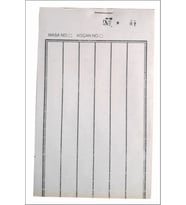 Yazboz Oyun Kağıdı (Kahveci Kağıdı) Ölçüsü:10x16.5 cm 100 Yapraklı, Numaralı, 40 Adet
