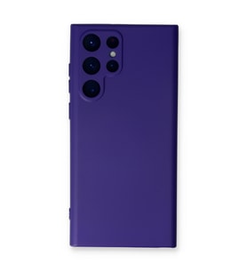 Galaxy S22 Kılıf Nano Içi Kadife Silikon - Mor
