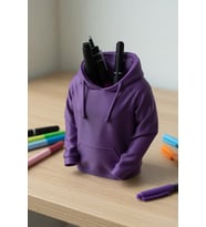 MYCRAFT3D 3D Baskı Hoodie Tasarım Kalemlik Dekoratif Masaüstü Kalem Düzenleyici Sweatshirt Şeklinde Organizer Ofis ve Çalışma Masası Aksesuarı