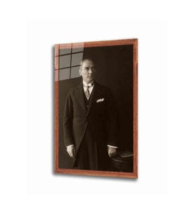 Miyrem Glasses Collection -A1^#  Atatürk Cam Tablo 4 Mm Dayanıklı Temperli Cam (Çok Renkli)