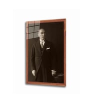 Miyrem Glasses Collection -A1^#  Atatürk Cam Tablo 4 Mm Dayanıklı Temperli Cam (Çok Renkli)