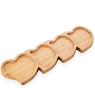 BAMBOO 4LÜ KAPLİ SUNUMLUK 38*10*1.5CM