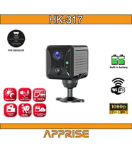 Apprise Hk-317 Mini Pır Sensörlü Algılamalı Sesli Konuşmalı 1080p Hd Wifi Kamera