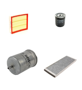 Bosch Filtre Bakım Seti Volkswagen Passat 2.8 Benzin 1996-2001 Hava + Yağ F + Yakıt F. + Polen Sardes