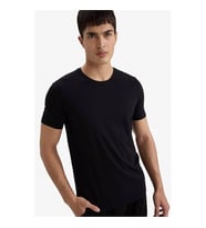 Defacto Slim Fit Siyah Erkek T-Shirt M6606AZ/BK81