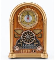 Everton RT-719 Şarjlı, Saat Göstergeli Nostaljik Radyo( Bluetooth-USB-SD-FM)