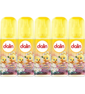 Dalin Bebek Kolonyası 150ML Peri Masalı (Yasemin-Portakal Çiceği-Paçuli Kokulu) (5 Li Set)