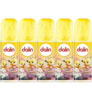 Dalin Bebek Kolonyası 150ML Peri Masalı (Yasemin-Portakal Çiceği-Paçuli Kokulu) (5 Li Set)