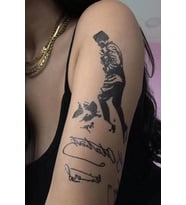 Caş Dekorasyon Atatürk İmzası Geçici Dövme Tattoo