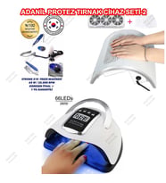 Adanil Protez Tırnak Cihaz Seti Strong Freze Sun X11 Max UV Led ve Toz Toplama