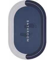 Sihirli Banyo Paspası, Su Emici, Kaymaz Tabanlı, Farklı Model Seçenekleri (Oval-5)
