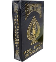 Bicycle® Metalluxe Foil Back Gold Oyun İskambil Kartı