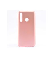 Huawei Honor 20 Lite Uyumlu Kılıf Zore Premier Silikon Kapak (Rose Gold Altın)