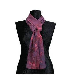 e38 EL İŞÇİLİĞİ KADIN RENKLİ EBRU ŞAL 176*70 cm - Ş0132