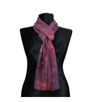 e38 EL İŞÇİLİĞİ KADIN RENKLİ EBRU ŞAL 176*70 cm - Ş0132