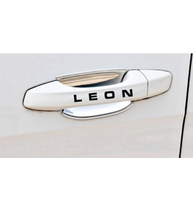 Leon Sport Kapı Kolu ve Jant sticker seti 8 adet yazı 429