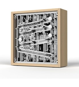 Rolling Desktop Mechanical Device  Sürekli Akış Hareketi Sunan Masaüstü Mekanik Saat Tasarım Harika