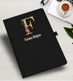 Kişiye Özel harf Tasarımlı  İsme Özel Defter